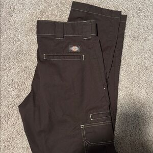 Dickies Dark Brown Cargo Pants for Men